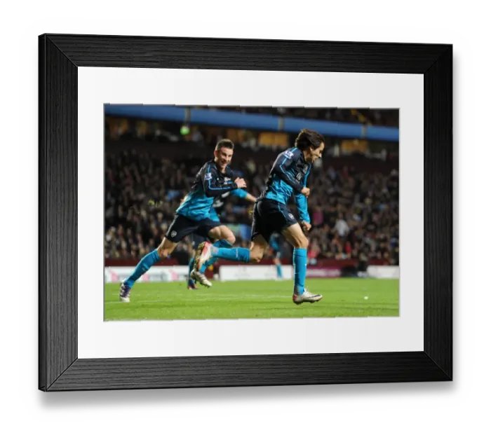 Framed Print : Yossi Benayoun Scores Arsenal's Second Goal Against Aston Villa (2011-12) Framed Print : Yossi Benayoun Scores Arsenal's Second Goal Against Aston Villa (2011-12)