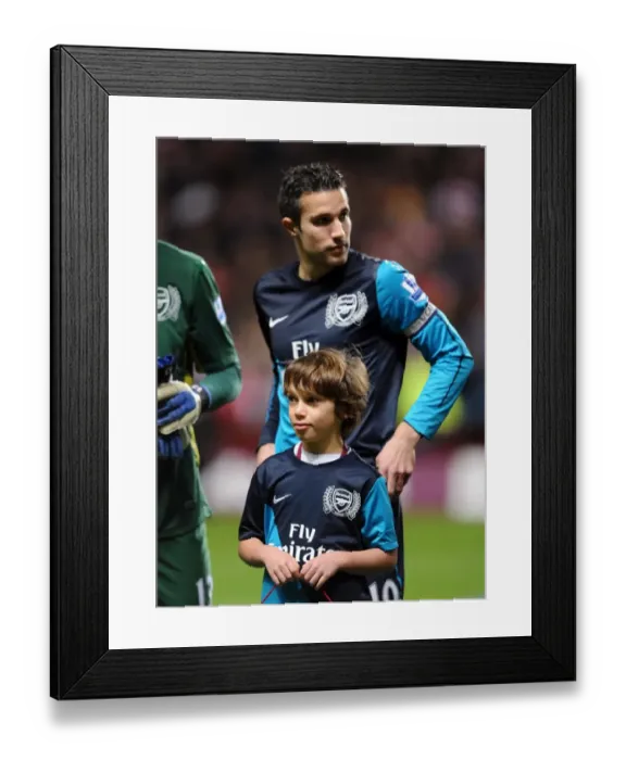 Framed Print : Arsenal vs Aston Villa: Premier League Clash at Villa Park (December 2011)