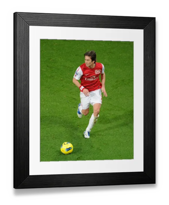 Framed Print : Tomas Rosicky: In Action for Arsenal Against Wolverhampton Wanderers, 2011