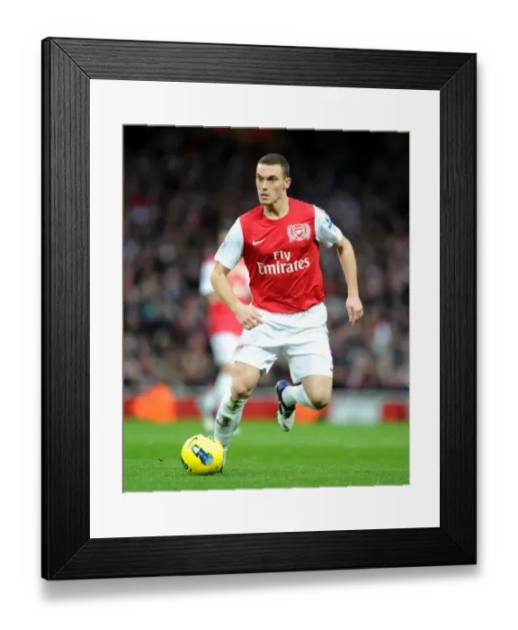 Framed Print : Thomas Vermaelen: Arsenal vs. Wolverhampton Wanderers, Premier League 2011-2012 Framed Print : Thomas Vermaelen: Arsenal vs. Wolverhampton Wanderers, Premier League 2011-2012