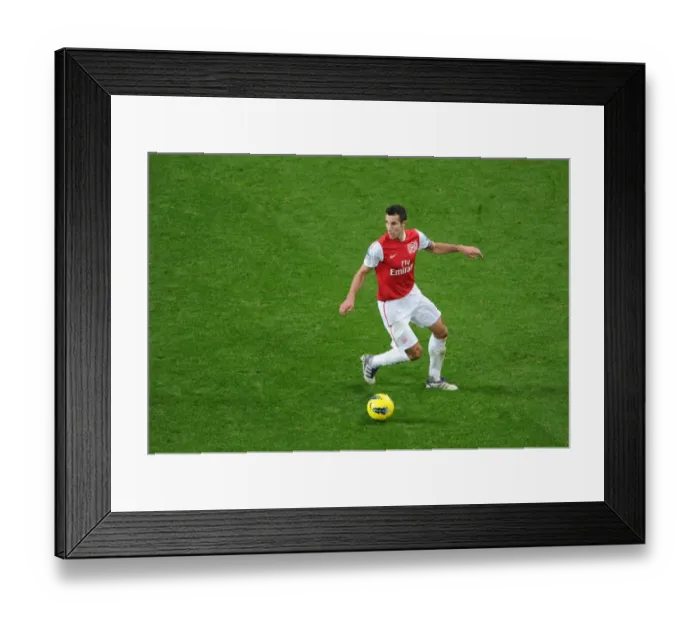 Framed Print : Robin van Persie in Action: Arsenal vs. Wolverhampton Wanderers, Premier League 2011-2012 Framed Print : Robin van Persie in Action: Arsenal vs. Wolverhampton Wanderers, Premier League 2011-2012