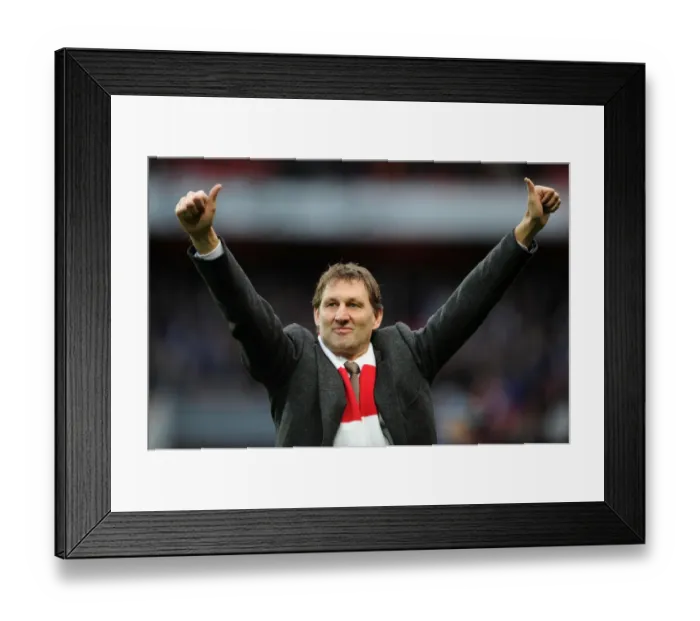 Framed Print : Tony Adams Bids Farewell: A Emotional Goodbye at Arsenal vs. Queens Park Rangers (2011-12)