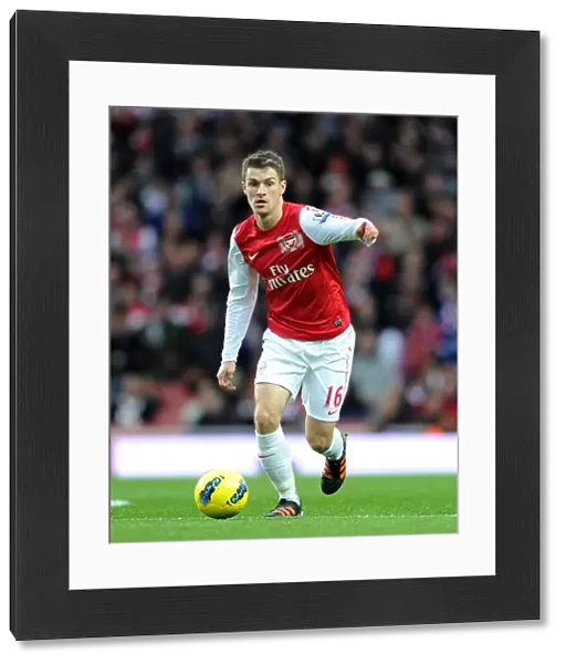 Aaron Ramsey (Arsenal). Arsenal 1: 0 Queens Park Rangers. Barclays Premier League