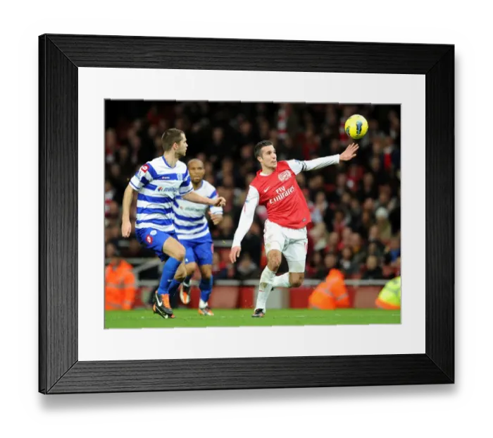 Framed Print : Van Persie vs Connolly: Intense Battle at the Emirates - Arsenal v Queens Park Rangers, Premier League, 2011 Framed Print : Van Persie vs Connolly: Intense Battle at the Emirates - Arsenal v Queens Park Rangers, Premier League, 2011