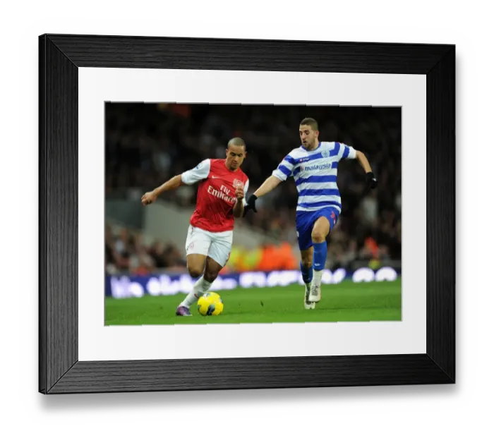 Framed Print : Theo Walcott vs. Adel Taarabt: A Battle at the Emirates (Arsenal v Queens Park Rangers, 2011-12) Framed Print : Theo Walcott vs. Adel Taarabt: A Battle at the Emirates (Arsenal v Queens Park Rangers, 2011-12)