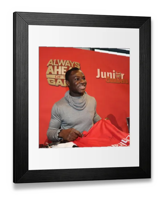 Framed Print : Jnr Gunners Christmas Party at Emirates Stadium, 2011 Framed Print : Jnr Gunners Christmas Party at Emirates Stadium, 2011