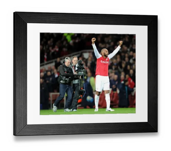 Framed Print : Thierry Henry's FA Cup Triumph: Arsenal vs Leeds United (2011-12) Framed Print : Thierry Henry's FA Cup Triumph: Arsenal vs Leeds United (2011-12)
