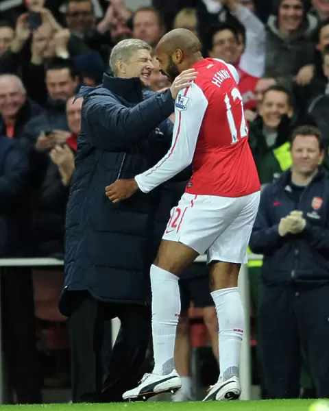 Thierry Henry's FA Cup Goal Celebration with Arsene Wenger (Arsenal v Leeds United, 2011-12)