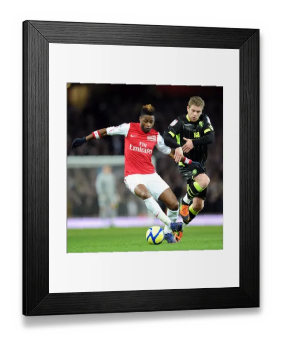 Framed Print : Arsenal vs Leeds United: Clash in the FA Cup Third Round