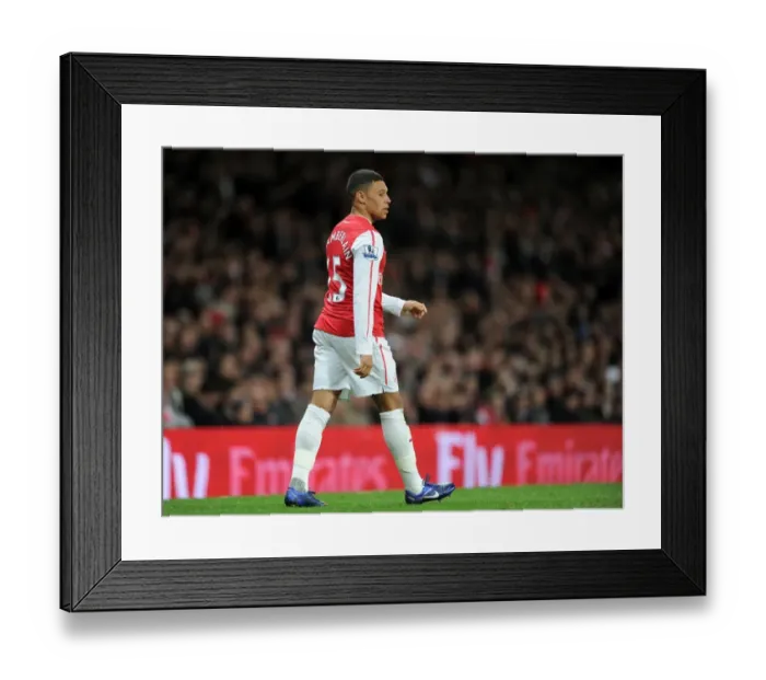 Framed Print : Alex Oxlade-Chamberlain: Arsenal's FA Cup Star vs Leeds United (2011-12)