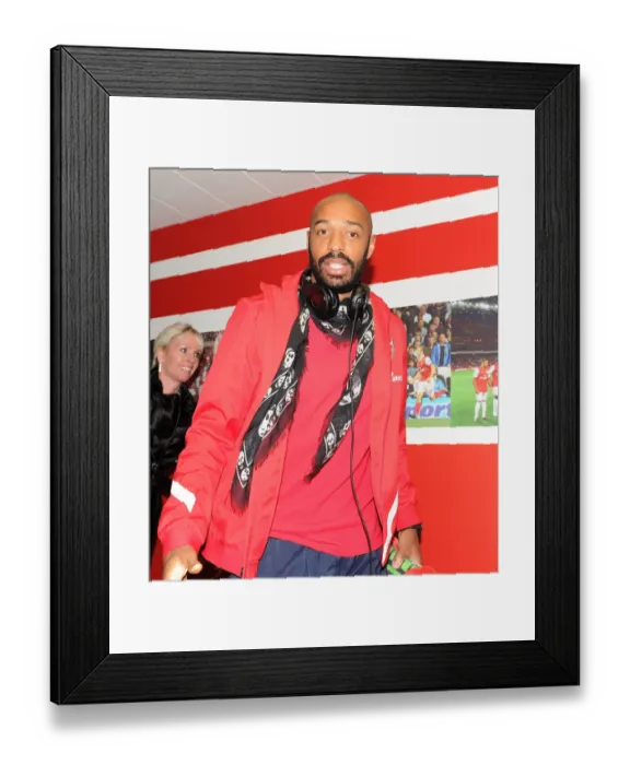 Framed Print : Arsenal's Thierry Henry Pre-Match: FA Cup Clash Against Leeds United (2011-12) Framed Print : Arsenal's Thierry Henry Pre-Match: FA Cup Clash Against Leeds United (2011-12)