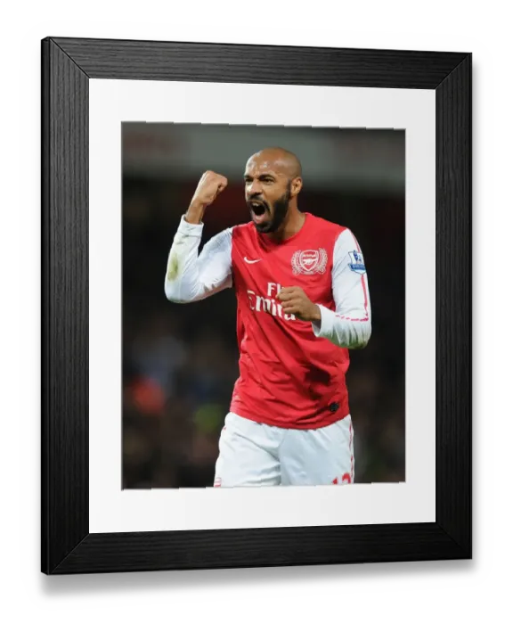 Framed Print : Thierry Henry's FA Cup-Winning Goal: Arsenal's Triumph over Leeds United