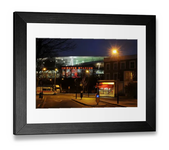 Framed Print : Arsenal's Emirates Stadium: Ready for Leeds United in FA Cup Third Round Framed Print : Arsenal's Emirates Stadium: Ready for Leeds United in FA Cup Third Round