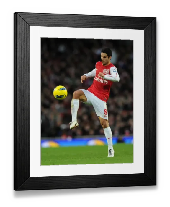 Framed Print : Mikel Arteta Leads Arsenal: 2011-12 Premier League Battle Against Queens Park Rangers Framed Print : Mikel Arteta Leads Arsenal: 2011-12 Premier League Battle Against Queens Park Rangers