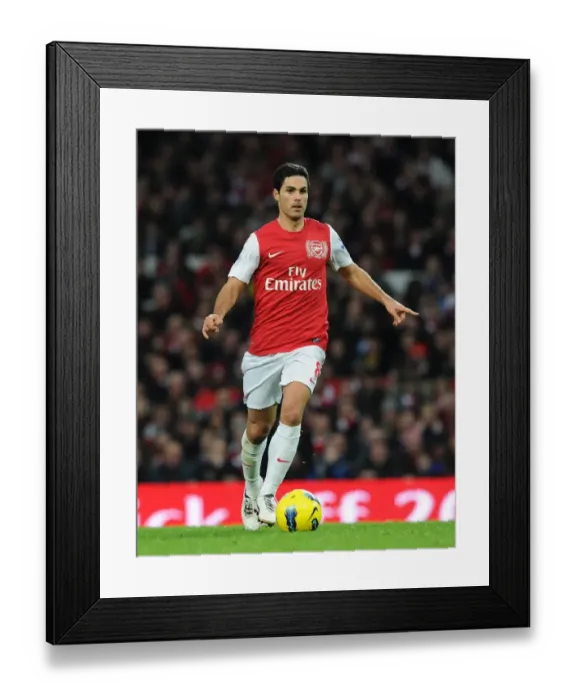 Framed Print : Arsenal's Mikel Arteta in Action Against Wolverhampton Wanderers, Premier League 2011-2012 Framed Print : Arsenal's Mikel Arteta in Action Against Wolverhampton Wanderers, Premier League 2011-2012
