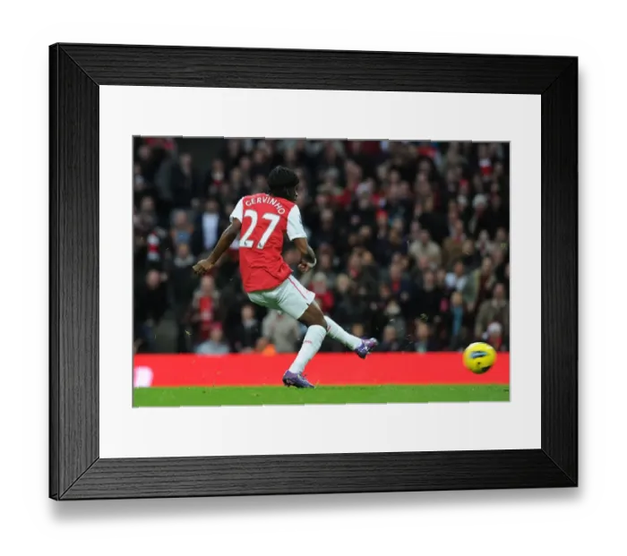 Framed Print : Gervinho Scores the Winner: Arsenal vs. Wolverhampton Wanderers, Premier League 2011-2012 Framed Print : Gervinho Scores the Winner: Arsenal vs. Wolverhampton Wanderers, Premier League 2011-2012