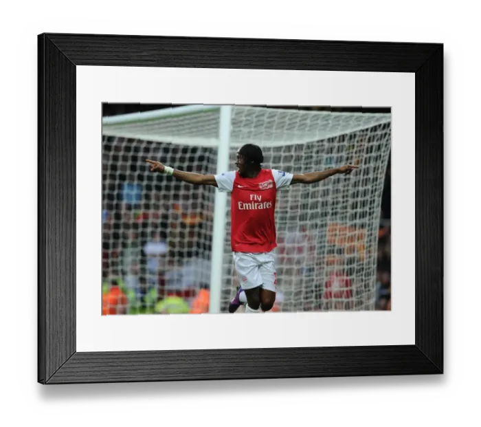 Framed Print : Gervinho's Thrilling Goal: Arsenal vs. Wolverhampton Wanderers, Premier League 2011-2012