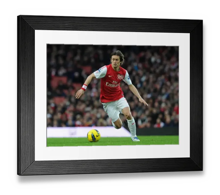 Framed Print : Arsenal's Agile Maestro: Rosicky in Action Against Wolverhampton Wanderers, 2011