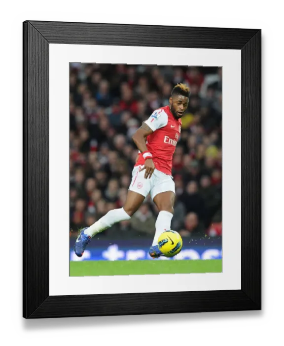Framed Print : Alex Song in Action: Arsenal vs. Wolverhampton Wanderers (Premier League 2011-2012) Framed Print : Alex Song in Action: Arsenal vs. Wolverhampton Wanderers (Premier League 2011-2012)