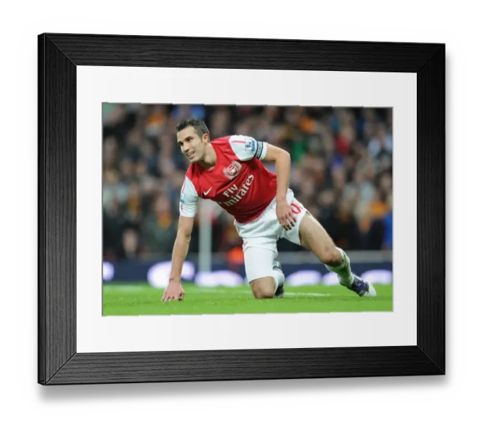 Framed Print : Robin van Persie in Action: Arsenal vs. Wolverhampton Wanderers (2011-2012) Framed Print : Robin van Persie in Action: Arsenal vs. Wolverhampton Wanderers (2011-2012)