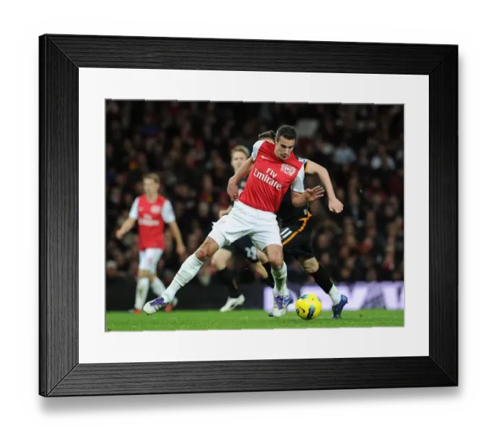 Framed Print : Robin van Persie in Action: Arsenal vs. Wolverhampton Wanderers (2011-2012) Framed Print : Robin van Persie in Action: Arsenal vs. Wolverhampton Wanderers (2011-2012)