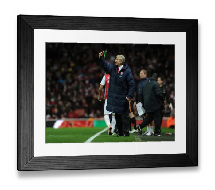 Framed Print : Arsene Wenger Leads Arsenal Against Wolverhampton Wanderers, 2011-2012 Framed Print : Arsene Wenger Leads Arsenal Against Wolverhampton Wanderers, 2011-2012