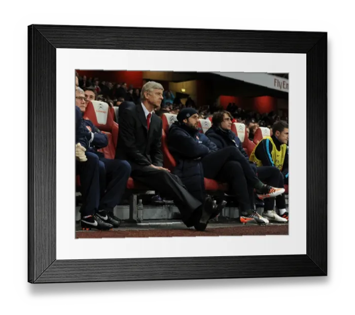 Framed Print : Arsene Wenger Leads Arsenal Against Wolverhampton Wanderers, 2011-2012 Framed Print : Arsene Wenger Leads Arsenal Against Wolverhampton Wanderers, 2011-2012