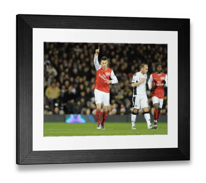 Framed Print : Laurent Koscielny's Goal: Fulham vs. Arsenal, Premier League 2011-12 Framed Print : Laurent Koscielny's Goal: Fulham vs. Arsenal, Premier League 2011-12