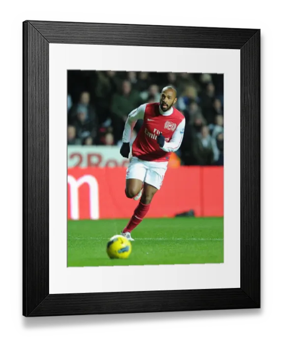 Framed Print : Thierry Henry in Action: Swansea City vs. Arsenal, Premier League 2011-12