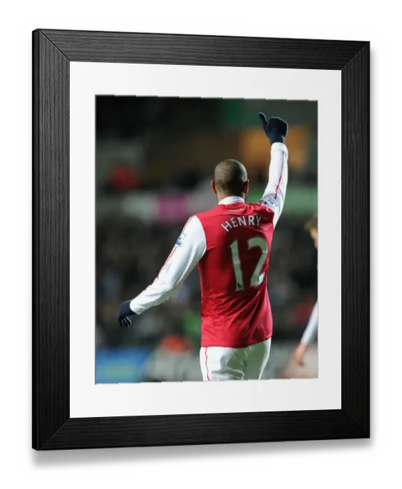 Framed Print : Thierry Henry in Action: Arsenal vs. Swansea City, Premier League 2011-12 Framed Print : Thierry Henry in Action: Arsenal vs. Swansea City, Premier League 2011-12