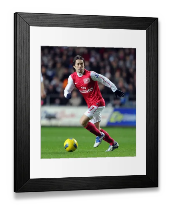 Framed Print : Tomas Rosicky: In Action Against Swansea City, Premier League 2011-12 Framed Print : Tomas Rosicky: In Action Against Swansea City, Premier League 2011-12