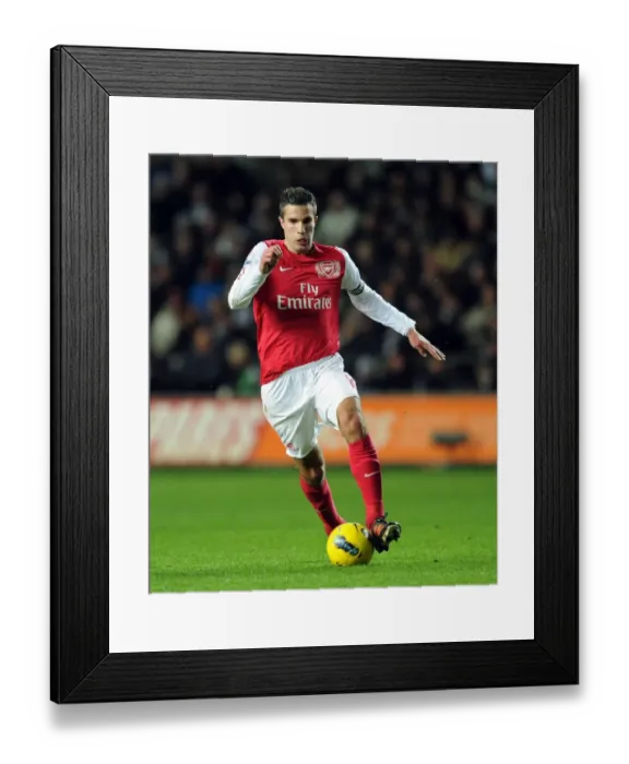 Framed Print : Robin van Persie in Action: Swansea City vs. Arsenal, Premier League 2011-12 Framed Print : Robin van Persie in Action: Swansea City vs. Arsenal, Premier League 2011-12