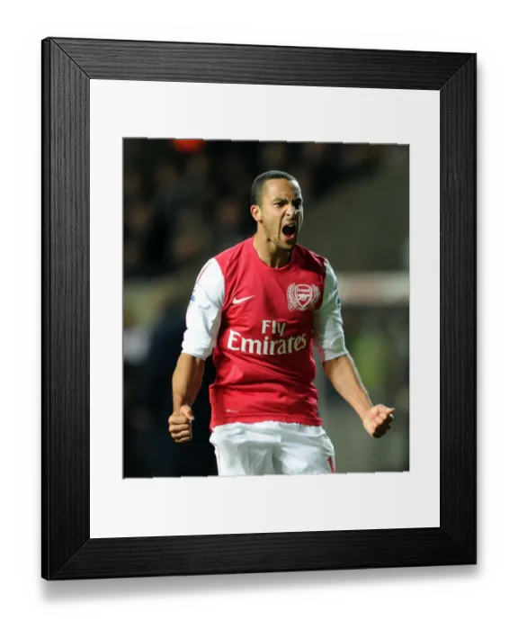 Framed Print : Theo Walcott's Double Strike: Arsenal's Victory over Swansea City (2011-12) Framed Print : Theo Walcott's Double Strike: Arsenal's Victory over Swansea City (2011-12)