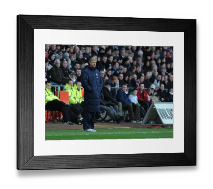 Framed Print : Arsene Wenger at Swansea City: Premier League Clash, January 2012 Framed Print : Arsene Wenger at Swansea City: Premier League Clash, January 2012