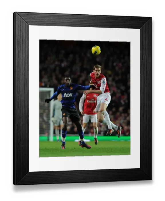 Framed Print : Clash of Titans: Per Mertesacker vs. Danny Welbeck - Arsenal vs. Manchester United, Premier League, 2012 Framed Print : Clash of Titans: Per Mertesacker vs. Danny Welbeck - Arsenal vs. Manchester United, Premier League, 2012