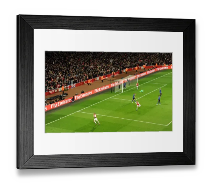Framed Print : Robin van Persie's Thrilling Goal: Arsenal's Victory Over Manchester United, Premier League 2011-12 Framed Print : Robin van Persie's Thrilling Goal: Arsenal's Victory Over Manchester United, Premier League 2011-12