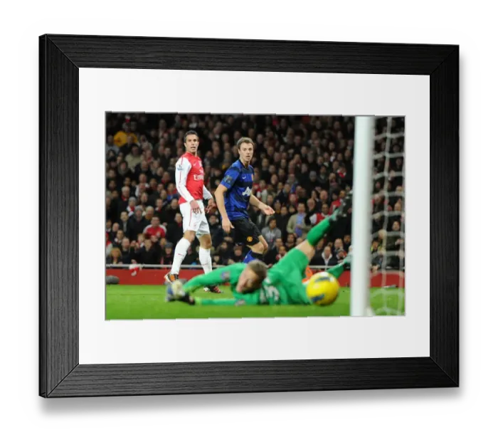 Framed Print : Robin van Persie's Controversial Goal: Arsenal's Victory Over Manchester United (2011-12) Framed Print : Robin van Persie's Controversial Goal: Arsenal's Victory Over Manchester United (2011-12)