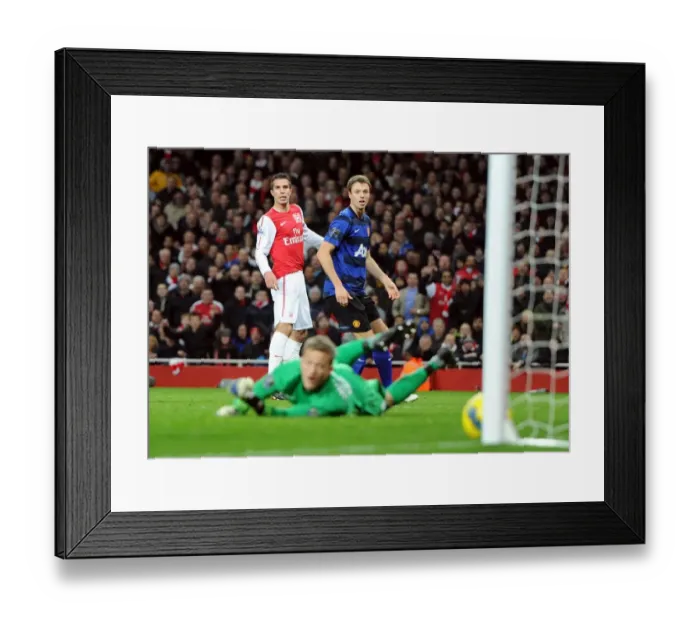Framed Print : Arsenal vs Manchester United: Premier League Clash at Emirates Stadium (2011-12)