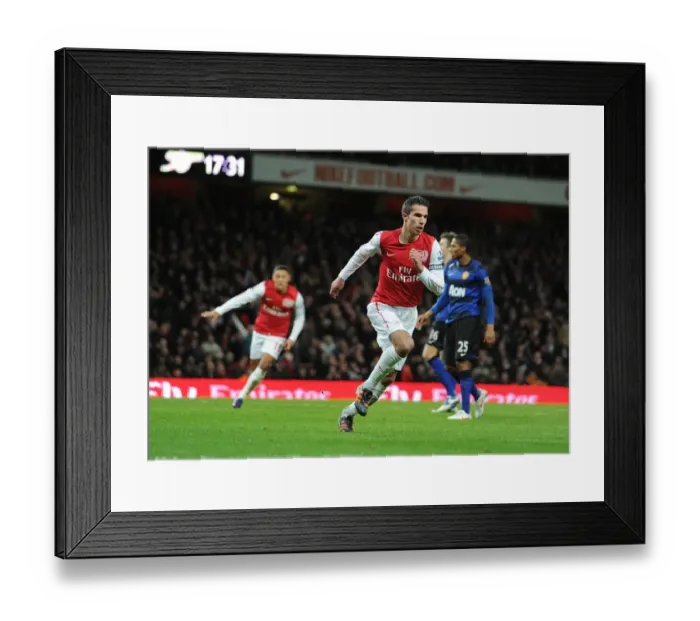 Framed Print : Robin van Persie's Thrilling Goal: Arsenal's Epic Victory Over Manchester United, Premier League 2011-12 Framed Print : Robin van Persie's Thrilling Goal: Arsenal's Epic Victory Over Manchester United, Premier League 2011-12