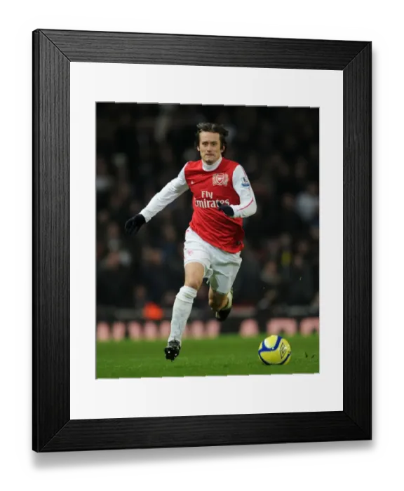 Framed Print : Arsenal's Tomas Rosicky in Action against Aston Villa during FA Cup Fourth Round Framed Print : Arsenal's Tomas Rosicky in Action against Aston Villa during FA Cup Fourth Round