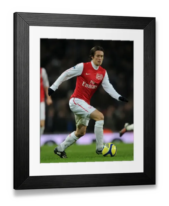 Framed Print : Tomas Rosicky: In Action for Arsenal against Aston Villa, FA Cup 2011-12