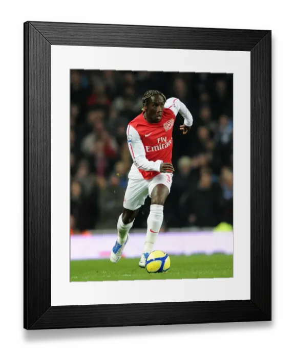 Framed Print : Bacary Sagna: In Action Against Aston Villa, FA Cup 2011-12 (Arsenal vs. Aston Villa)