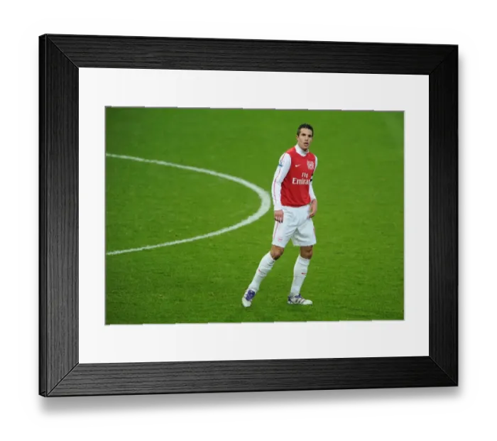 Framed Print : Robin van Persie in Action for Arsenal against Aston Villa in FA Cup Fourth Round Framed Print : Robin van Persie in Action for Arsenal against Aston Villa in FA Cup Fourth Round