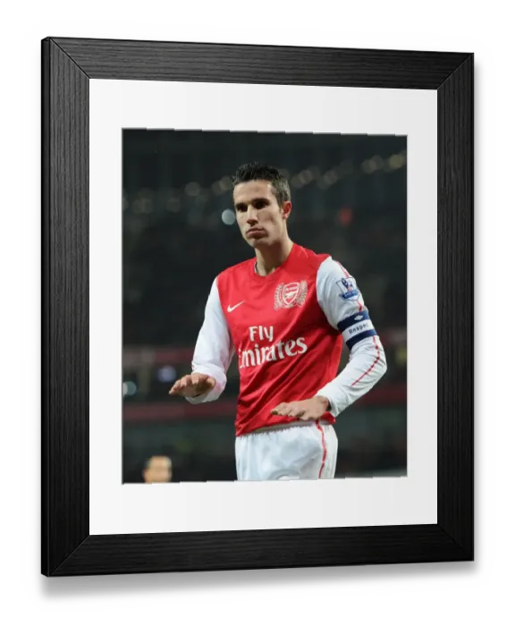Framed Print : Robin van Persie in Action: Arsenal's Star Strikes FA Cup 2011-12 Framed Print : Robin van Persie in Action: Arsenal's Star Strikes FA Cup 2011-12