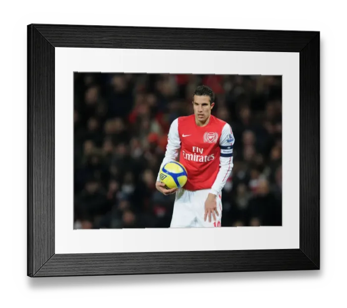 Framed Print : Arsenal's Robin van Persie Scores Stunning Goals in FA Cup Battle against Aston Villa Framed Print : Arsenal's Robin van Persie Scores Stunning Goals in FA Cup Battle against Aston Villa