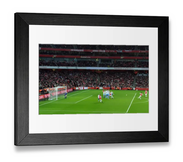 Framed Print : Robin van Persie Takes Free Kick for Arsenal against Aston Villa in FA Cup Fourth Round Framed Print : Robin van Persie Takes Free Kick for Arsenal against Aston Villa in FA Cup Fourth Round