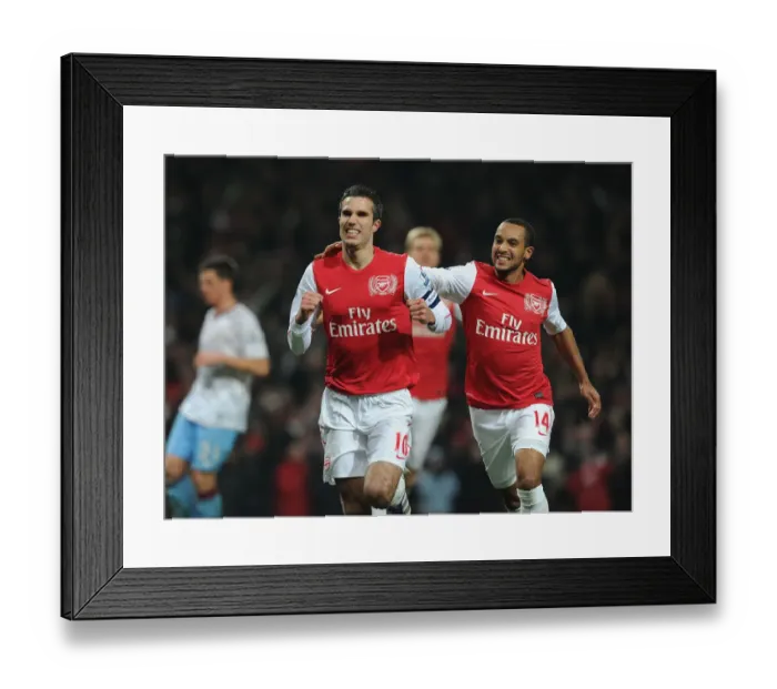Framed Print : Robin van Persie's Hat-Trick: Arsenal Crushes Aston Villa in FA Cup Framed Print : Robin van Persie's Hat-Trick: Arsenal Crushes Aston Villa in FA Cup