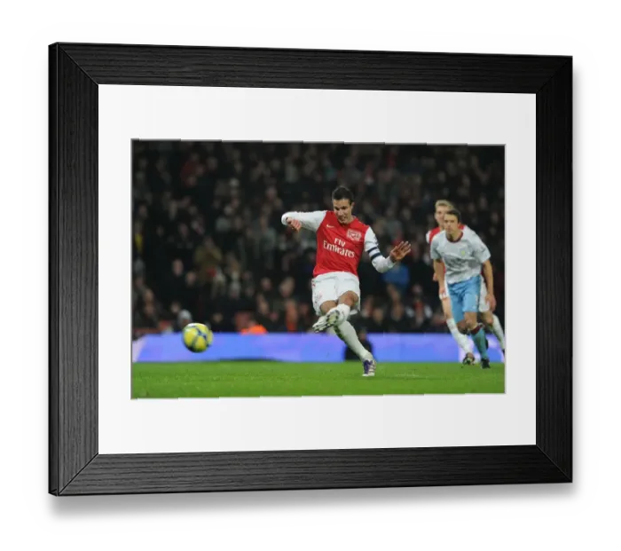 Framed Print : Robin van Persie Scores Stunner: Arsenal vs. Aston Villa, FA Cup 2012 Framed Print : Robin van Persie Scores Stunner: Arsenal vs. Aston Villa, FA Cup 2012
