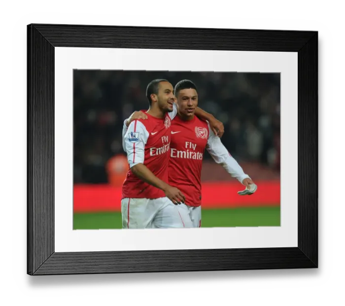 Framed Print : Arsenal Celebrate FA Cup Victory over Aston Villa: Theo Walcott and Alex Oxlade-Chamberlain Framed Print : Arsenal Celebrate FA Cup Victory over Aston Villa: Theo Walcott and Alex Oxlade-Chamberlain