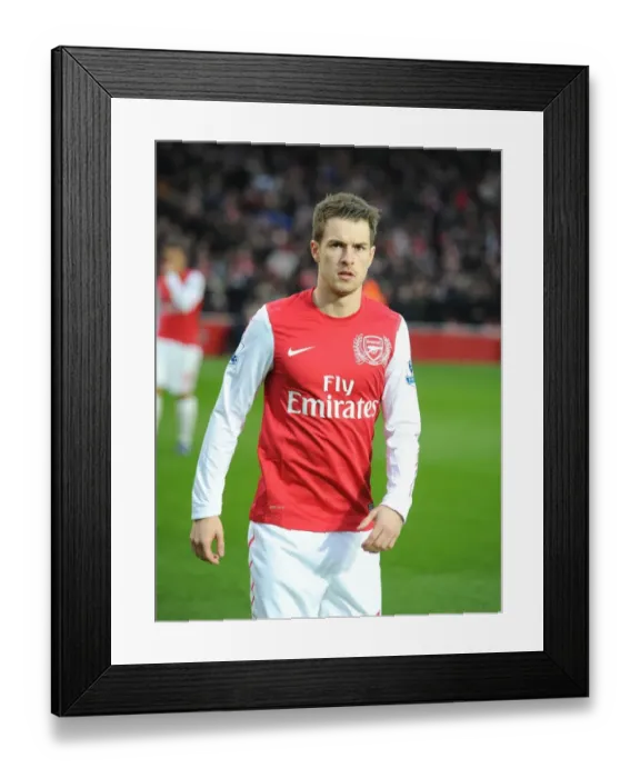 Framed Print : Arsenal's Aaron Ramsey Prepares for FA Cup Clash Against Aston Villa Framed Print : Arsenal's Aaron Ramsey Prepares for FA Cup Clash Against Aston Villa
